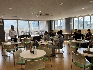 志田社長に会社説明をしていただきました。